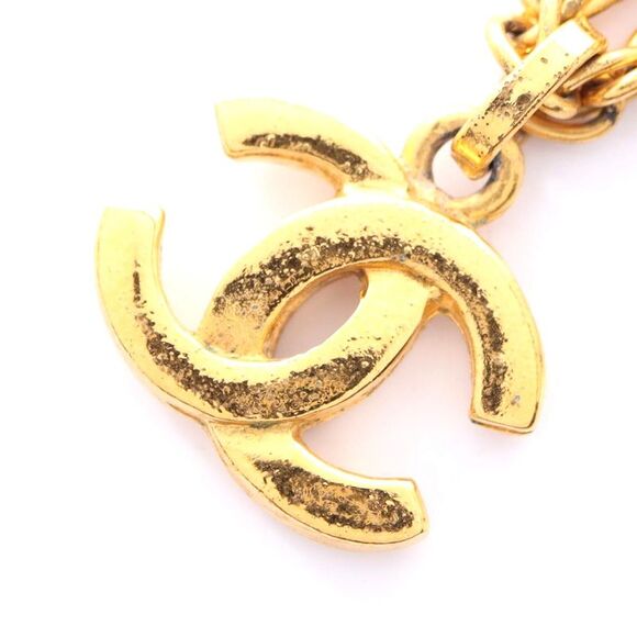 Chanel Coco Mark Necklace Gold Jewelry - Picture 1 of 7